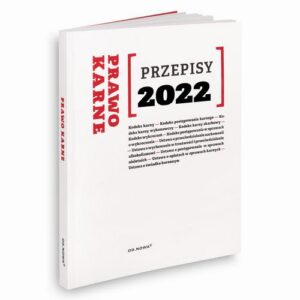Okładka: Przepisy 2022 Prawo karne