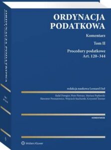 Okładka: Ordynacja podatkowa. Komentarz. Tom II