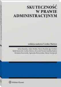 Okładka: Skuteczność w prawie administracyjnym