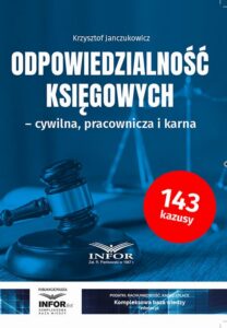 Okładka: Odpowiedzialnośc księgowych. Cywilna,pracownicza i karna
