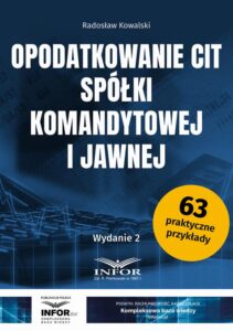 Okładka: Opodatkowanie CIT spółki komandytowej i jawnej wyd.2