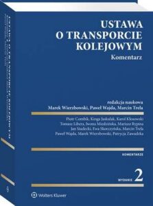 Okładka: Ustawa o transporcie kolejowym. Komentarz