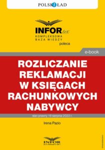 Okładka: Rozliczanie reklamacji w księgach rachunkowych nabywcy