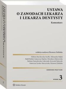 Okładka: Ustawa o zawodach lekarza i lekarza dentysty. Komentarz