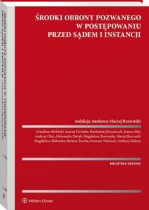 Okładka: Środki obrony pozwanego w postępowaniu przed sądem I instancji