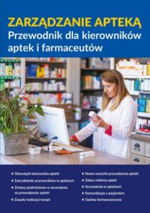 Okładka: Zarządzanie apteką. Przewodnik dla kierowników aptek i farmaceutów