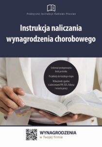 Okładka: Instrukcja naliczania wynagrodzenia chorobowego