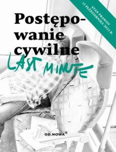 Okładka: Last Minute postępowanie cywilne październik 2022