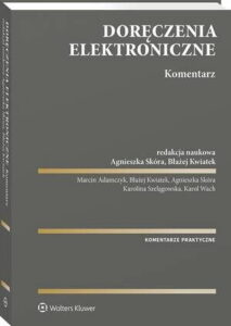 Okładka: Doręczenia elektroniczne. Komentarz