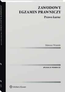Okładka: Zawodowy egzamin prawniczy. Prawo karne
