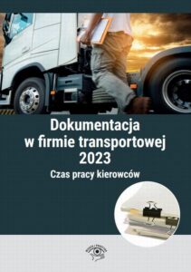 Okładka: Dokumentacja w firmie transportowej 2023