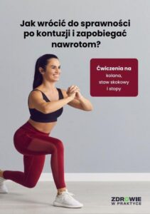 Okładka: Jak wrócić do sprawności po kontuzji i zapobiegać nawrotom? Ćwiczenia na kolana, staw skokowy i stopy