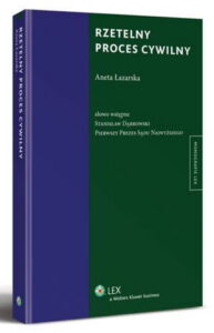 Okładka: Rzetelny proces cywilny