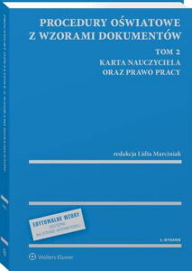 Okładka: Procedury oświatowe z wzorami dokumentów. Tom 2. Karta Nauczyciela oraz prawo pracy