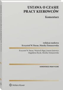 Okładka: Ustawa o czasie pracy kierowców. Komentarz