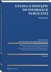 Okładka: Ustawa o dostępie do informacji publicznej. Komentarz
