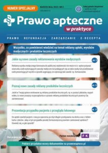 Okładka: Numer specjalny magazynu „Prawo Apteczne w Praktyce”, nr 2