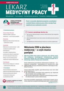 Okładka: LEKARZ MEDYCYNY PRACY 1/2023
