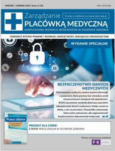Okładka: Zarządzanie PLACÓWKĄ MEDYCZNĄ, nr. 55