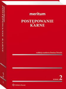 Okładka: Meritum Postępowanie karne