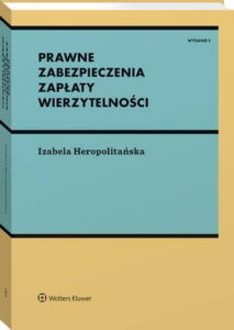 Okładka: Prawne zabezpieczenia zapłaty wierzytelności