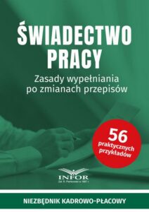 Okładka: Świadectwo pracy