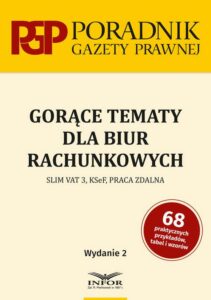 Okładka: Gorące tematy dla biur rachunkowych. Slim VAT 3, KSeF, Praca zdalna