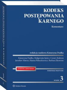 Okładka: Kodeks postępowania karnego. Komentarz