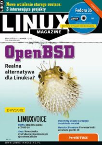 Okładka: Linux Magazine (styczeń 2022)