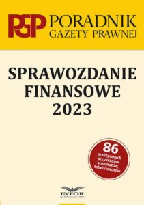 Okładka: Sprawozdanie finansowe 2023
