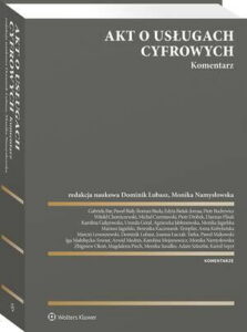 Okładka: Akt o usługach cyfrowych. Komentarz