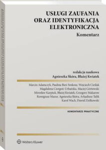 Okładka: Usługi zaufania oraz identyfikacja elektroniczna. Komentarz