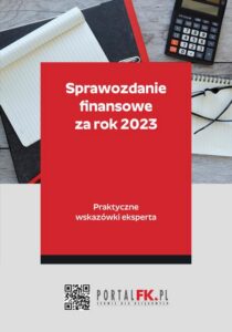 Okładka: Sprawozdanie finansowe za rok 2023