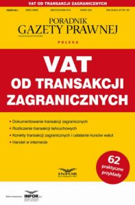 Okładka: VAT od transakcji zagranicznych Podatki 4/2024