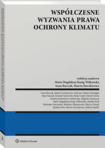 Okładka: Współczesne wyzwania prawa ochrony klimatu