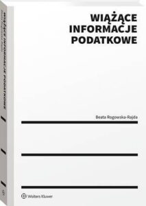 Okładka: Wiążące informacje podatkowe