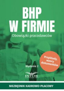 Okładka: BHP w firmie. Obowiązki pracodawców