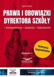 Okładka: Prawa i obowiązki dyrektora szkoły