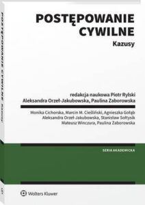 Okładka: Postępowanie cywilne. Kazusy