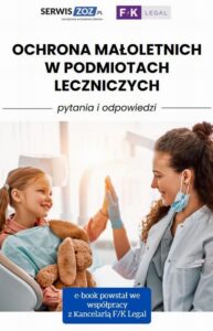 Okładka: Ochrona małoletnich w podmiotach leczniczych - pytania i odpowiedzi