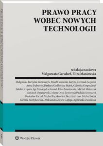 Okładka: Prawo pracy wobec nowych technologii