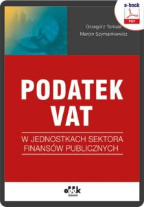 Okładka: Podatek VAT w jednostkach sektora finansów publicznych