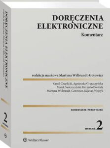 Okładka: Doręczenia elektroniczne. Komentarz