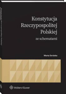 Okładka: Konstytucja Rzeczypospolitej Polskiej ze schematami