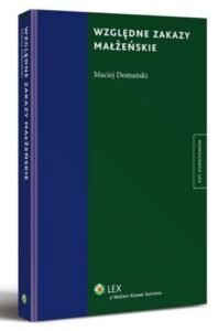 Okładka: Względne zakazy małżeńskie