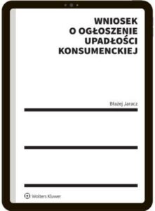Okładka: Wniosek o ogłoszenie upadłości konsumenckiej