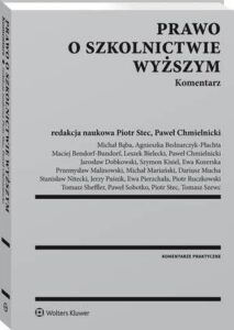 Okładka: Prawo o szkolnictwie wyższym. Komentarz