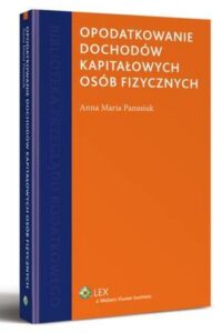 Okładka: Opodatkowanie dochodów kapitałowych osób fizycznych