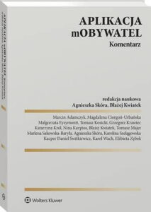 Okładka: Aplikacja mObywatel. Komentarz