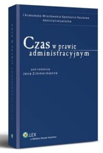 Okładka: Czas w prawie administracyjnym